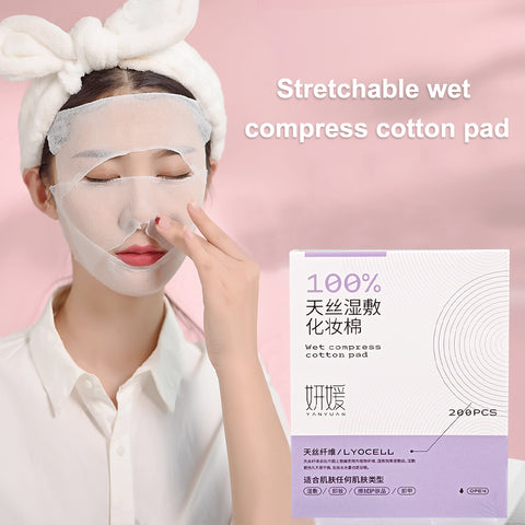 Little Cotton Tencel Wet Compress Pads - 200 Count