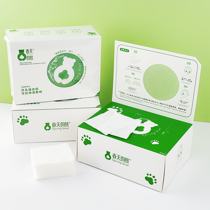 Premium Stretchable Wet Compress Cotton Pads - Wholesale & Private Label OEM