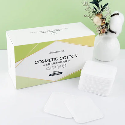 OEM Rounded Corner Cotton Pads 165GSM | Little Cotton Little Cotton