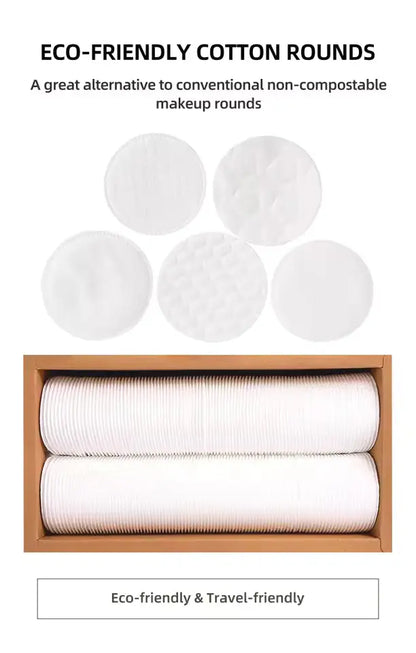 OEM 200-Count 100% Cotton Pads | Little Cotton 3-Layer Lint-Free Little Cotton