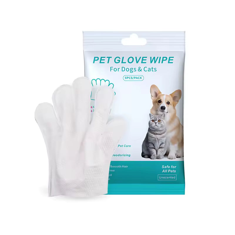 OEM Biodegradable Pet Cleaning Glove Wipes | Jar Pack | Little Cotton - Little Cotton | Disposable Cotton Products Manufacturer & Wholesale
