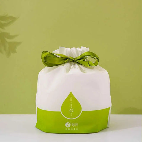 80GSM Ultra-Thick Cotton Cleansing Towels - 60pcs/Roll