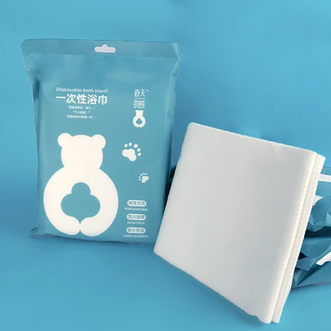 Luxury 90GSM Embossed Disposable Bath Towels (70x140cm) – Biodegradable Pearl Texture – Heavy Duty Spa & Hotel Supply (Wholesale)