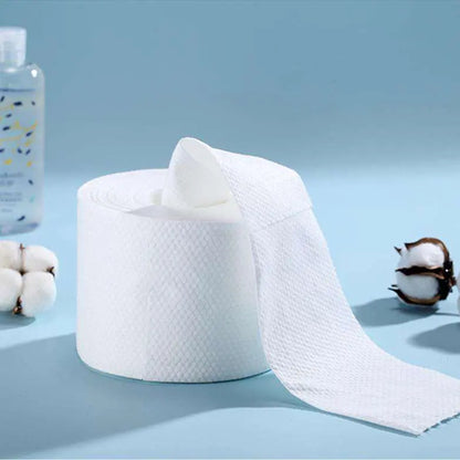 Wholesale commercial jumbo dry cotton tissue roll for hospitality by Little Cotton factory