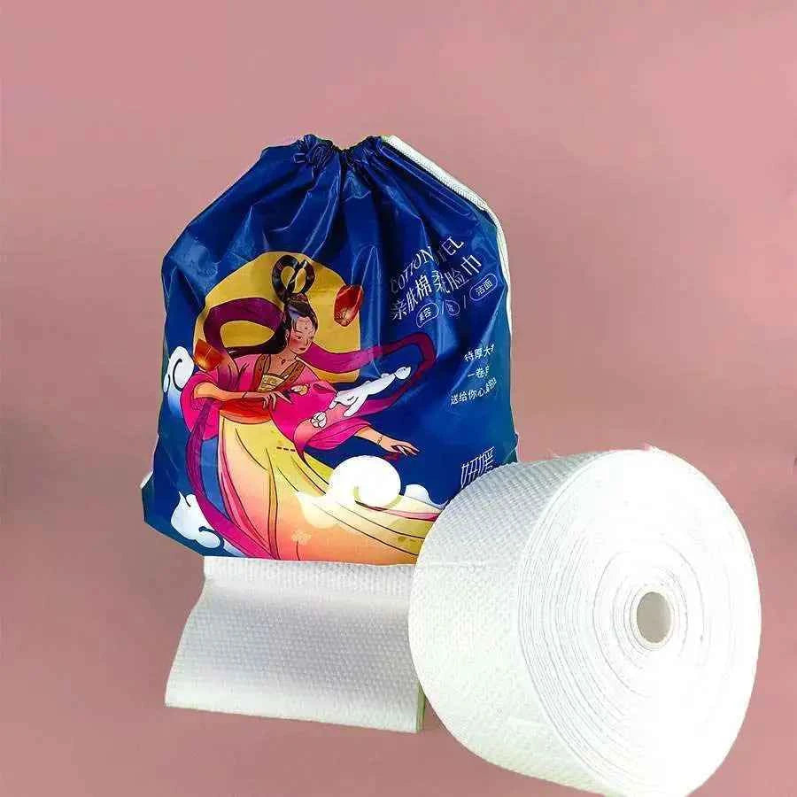 OEM 90GSM Biodegradable Facial Cleansing Rolls | Little Cotton