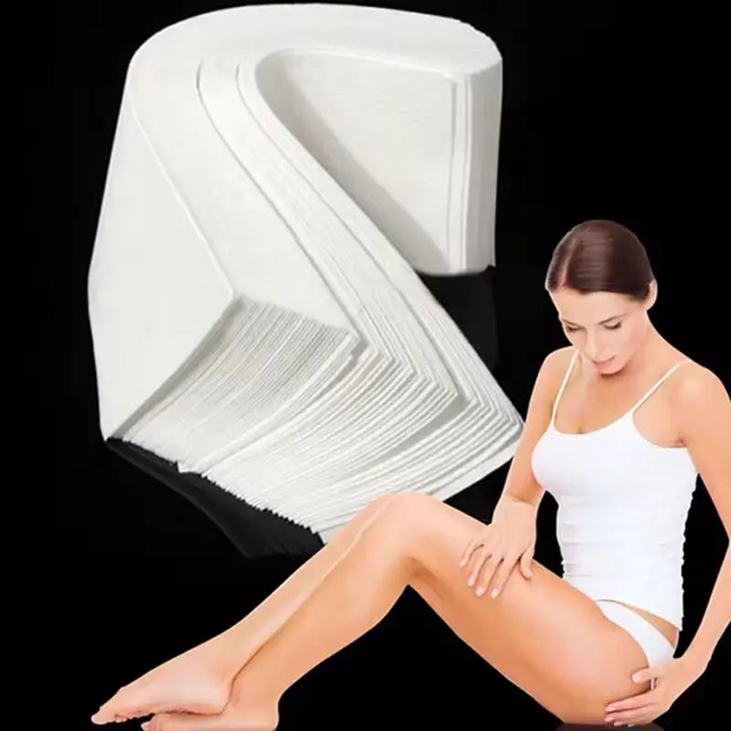 OEM 7x20cm Spunlace Non-Woven Wax Strips | Body & Facial Hair Removal | Little Cotton Little Cotton | Disposable Cotton Products Manufacturer & Wholesale