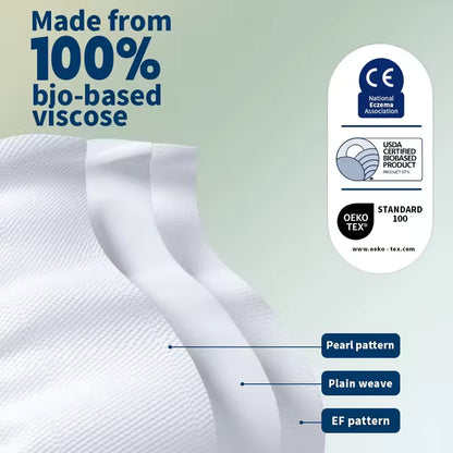 OEM 30pcs Biodegradable Cotton Face Towels | Little Cotton
