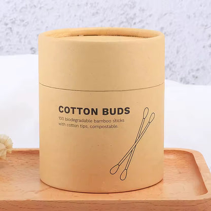 OEM Eco-Friendly Cotton Swabs in Kraft Box | Little Cotton