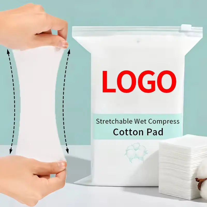 OEM Extra Large Stretchable Cotton Pads | Wet Compress & Makeup Removal Little Cotton
