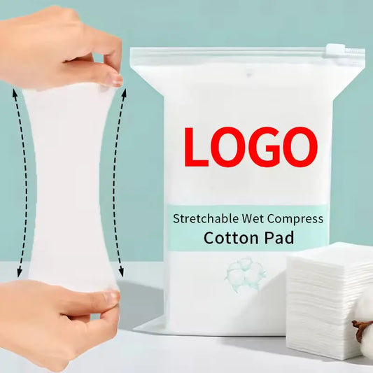 OEM Extra Large Stretchable Cotton Pads | Wet Compress & Makeup Removal Little Cotton