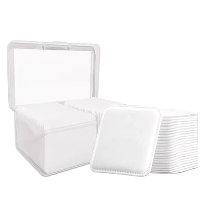 OEM 3-Layer Edge-Locked Square Cotton Pads | Little Cotton