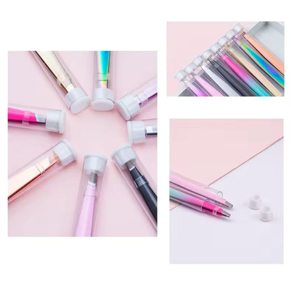 Professional Slanted Eyebrow Tweezers | Rose Gold Stainless Steel | Little Cotton