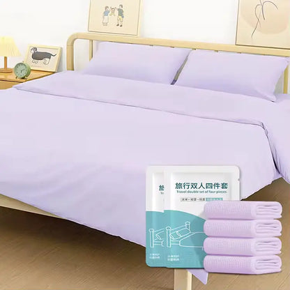 OEM Candy Color Printed Disposable Bedding Sets | Little Cotton Little Cotton