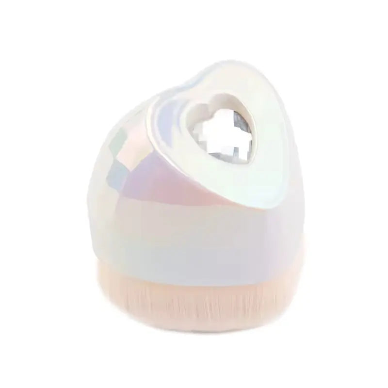 OEM Gold Heart-Shaped Foundation Brush | Flawless Base Tool | Little Cotton Little Cotton | Disposable Cotton Products Manufacturer & Wholesale