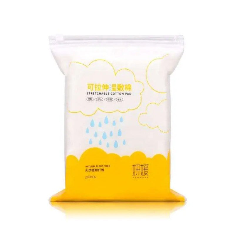 Cost-effective 33GSM dual-sided cotton makeup pads for daily use, mass-produced by Little Cotton OEM partner.