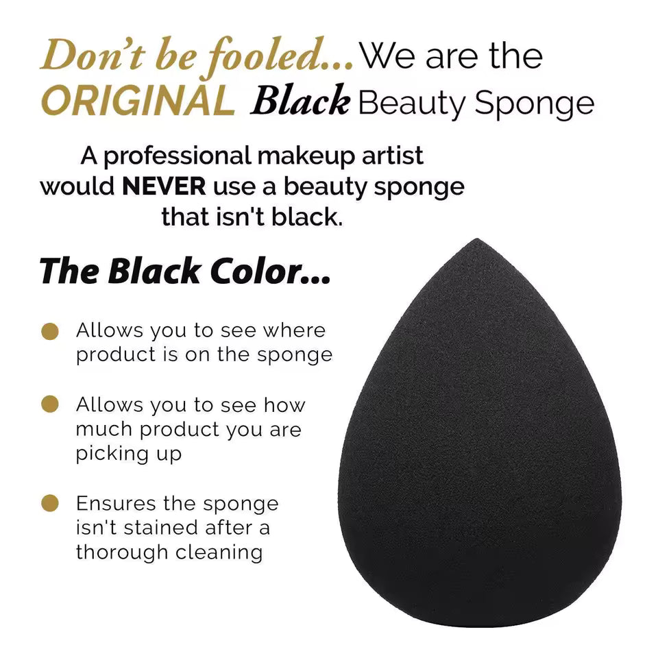 OEM Non-Latex Waterdrop Makeup Sponge Blender with Box | Little Cotton