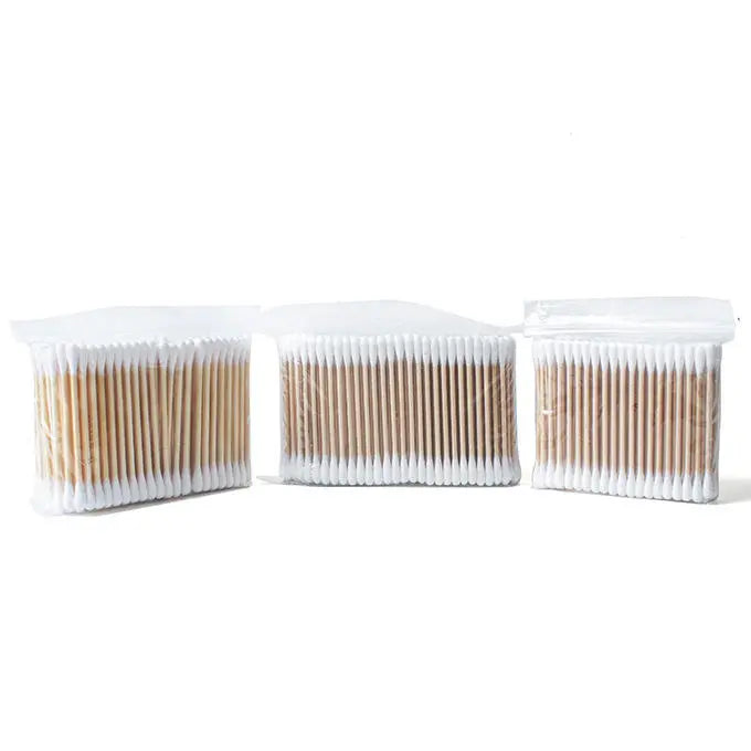 OEM 100PCS Double Head Wooden Cotton Swabs | Little Cotton Makeup Tools Little Cotton