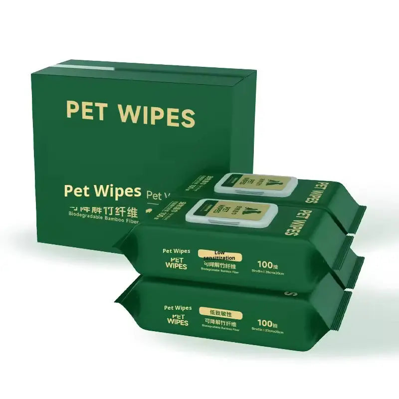 OEM 20x20cm Eco-Friendly Pet Wipes | Cat Tear Stain & Dog Ear Cleaner Little Cotton