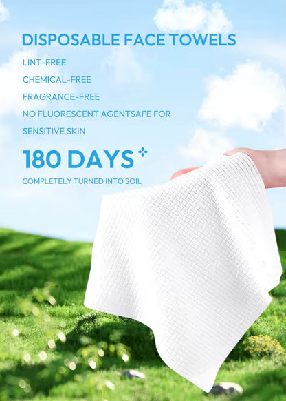 OEM 80GSM Biodegradable Spa Face Towelettes | Little Cotton