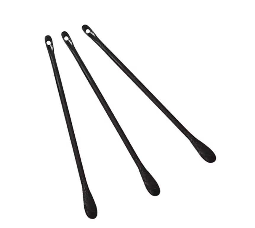 OEM Black Acne Cotton Swabs 50pcs | Little Cotton Wholesale