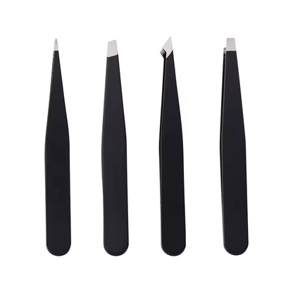 OEM Professional Slanted Eyebrow Tweezers | 430 Stainless Steel | Little Cotton