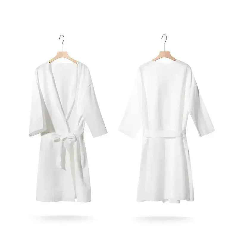 OEM Premium Disposable Nonwoven Robes | Little Cotton Spa Apparel