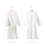 Premium Spunlace Disposable Spa Robes (Cloth-Like) – Thick 50GSM Kimono Style for Luxury Hotels – Individually Wrapped (Wholesale