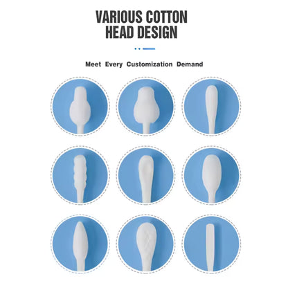 OEM 300P Mixed Pink & White Makeup Cotton Buds | Little Cotton
