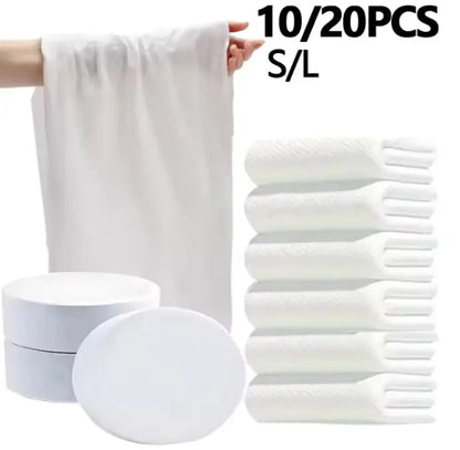 OEM Disposable Compressed Towels 24x30cm | Little Cotton Little Cotton