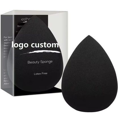 OEM Non-Latex Waterdrop Makeup Sponge Blender with Box | Little Cotton