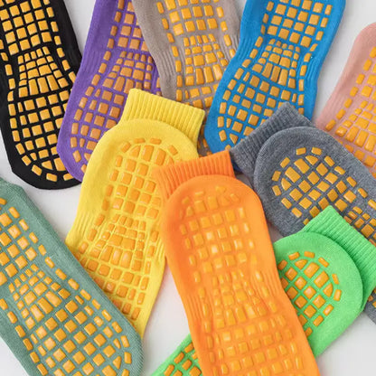 OEM Anti-Slip Yoga & Trampoline Grip Socks | Little Cotton Little Cotton