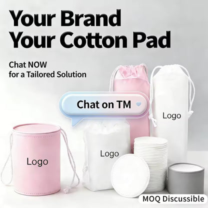 OEM 150gsm 3-Layer Facial Cotton Pads Wholesale | Little Cotton