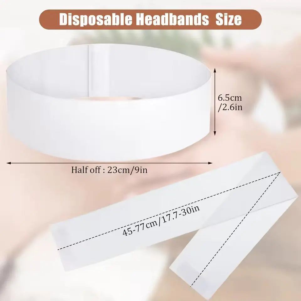 OEM Disposable Non-woven Spa Headbands for Facial | Little Cotton Little Cotton