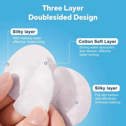 OEM 100% Pure Cotton Makeup Remover Pads | Little Cotton Rounds Little Cotton