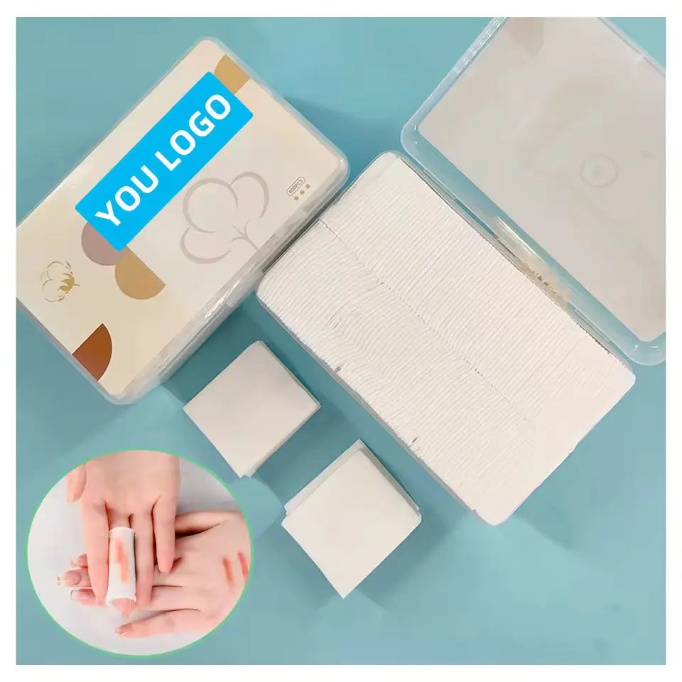 OEM Premium Organic Cotton Pads | 3-Layer 5x6cm Makeup Removers Little Cotton