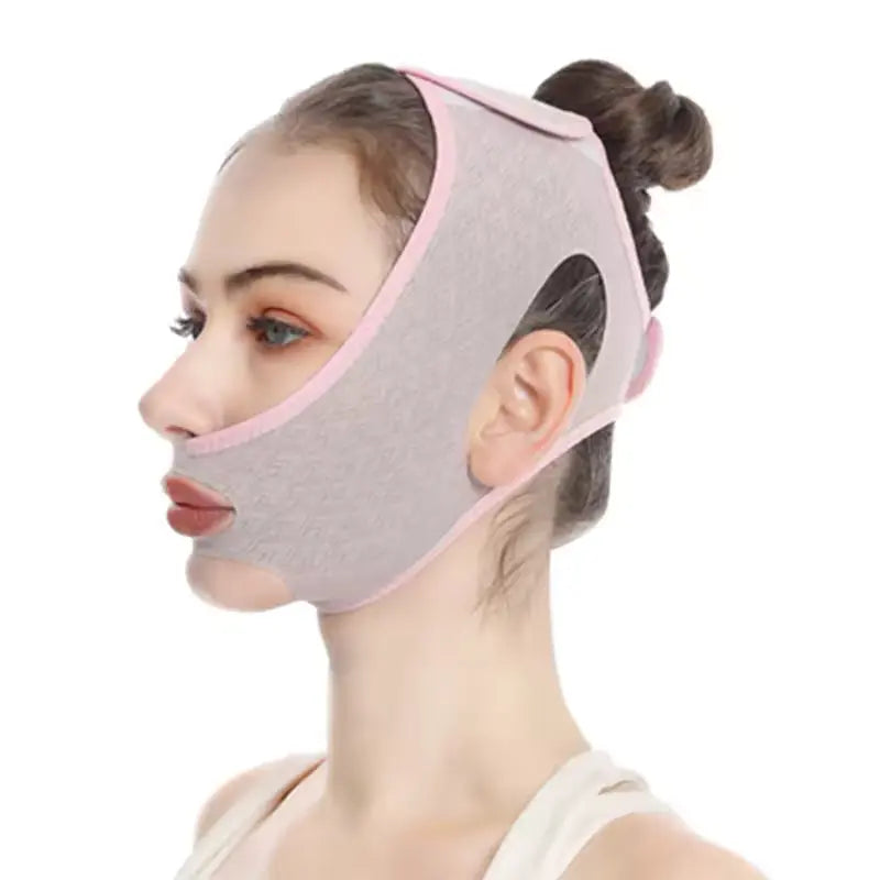 OEM Breathable V-Line Double Chin Reducer Belt | Little Cotton Little Cotton