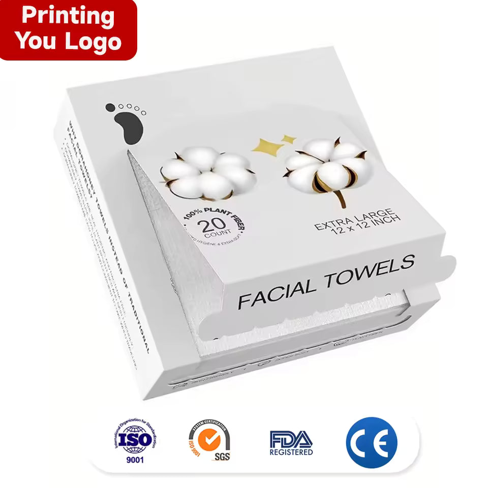 OEM 30pcs Biodegradable Cotton Face Towels | Little Cotton - Little Cotton | Disposable Cotton Products Manufacturer & Wholesale