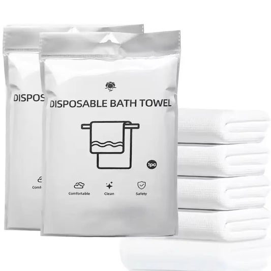 Bulk Biodegradable Disposable Bath Towels for Hotel & Gym | Little Cotton Little Cotton