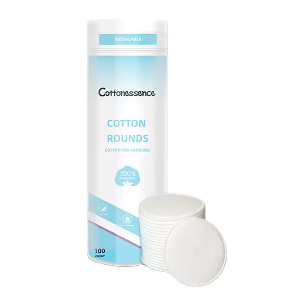 OEM 100% Pure Cotton Makeup Remover Pads | Little Cotton Rounds Little Cotton