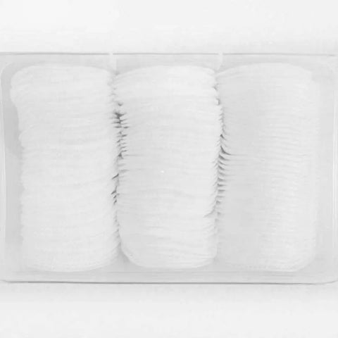 150pcs/Box Organic Cotton Rounds (55GSM) – Eco-Friendly Biodegradable Makeup Remover Pads – Retail Ready Value Pack (Wholesale)