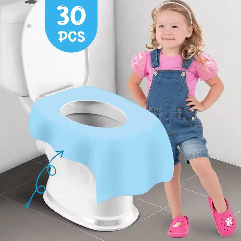 OEM Extra Large Waterproof Disposable Toilet Seat Covers | Little Cotton Little Cotton