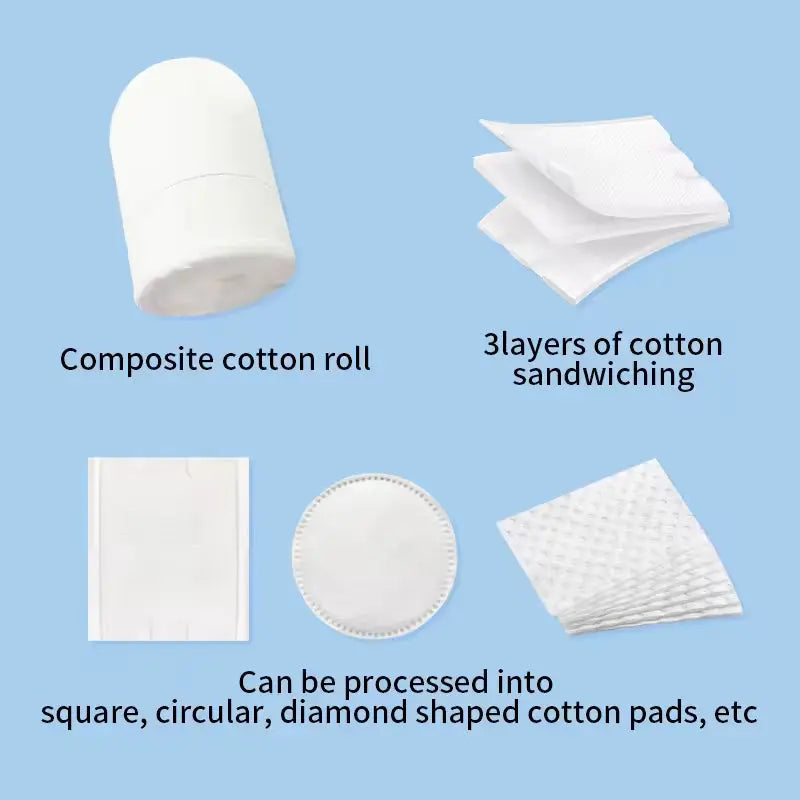 OEM Jumbo Cotton Roll for Cosmetic Pad Production | Little Cotton Little Cotton