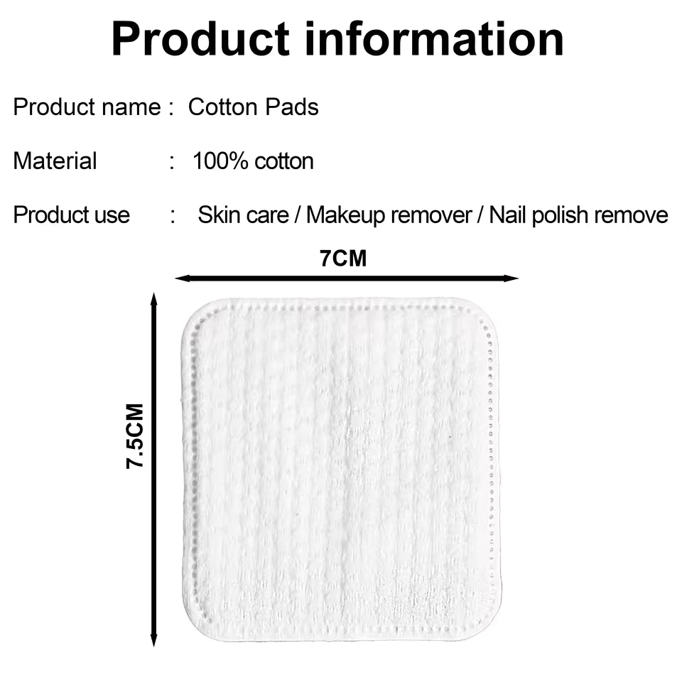 OEM 180gsm 3-Layer Square Cotton Pads Wholesale | Little Cotton