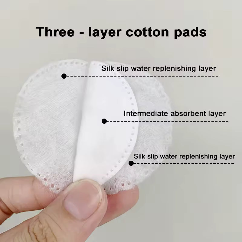 OEM 180gsm 3-Layer Makeup Remover Cotton Pads | Little Cotton