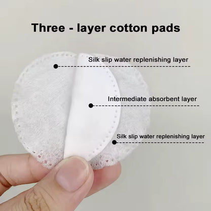 OEM 180gsm 3-Layer Makeup Remover Cotton Pads | Little Cotton