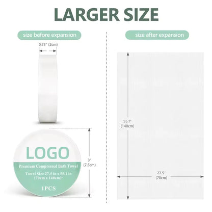 OEM 70x140cm Compressed Bath Towels | Little Cotton Wholesale Little Cotton