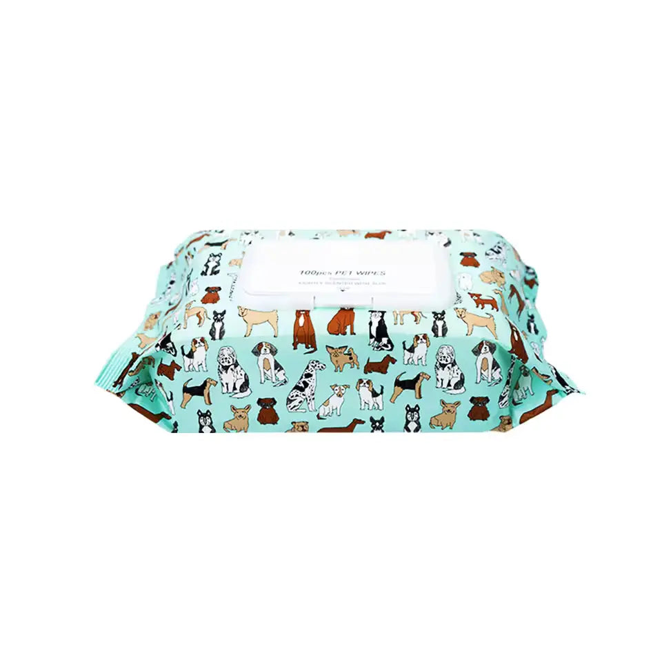 OEM Organic Pet Dog Wet Wipes | 100pcs Bulk Pack | Little Cotton Little Cotton