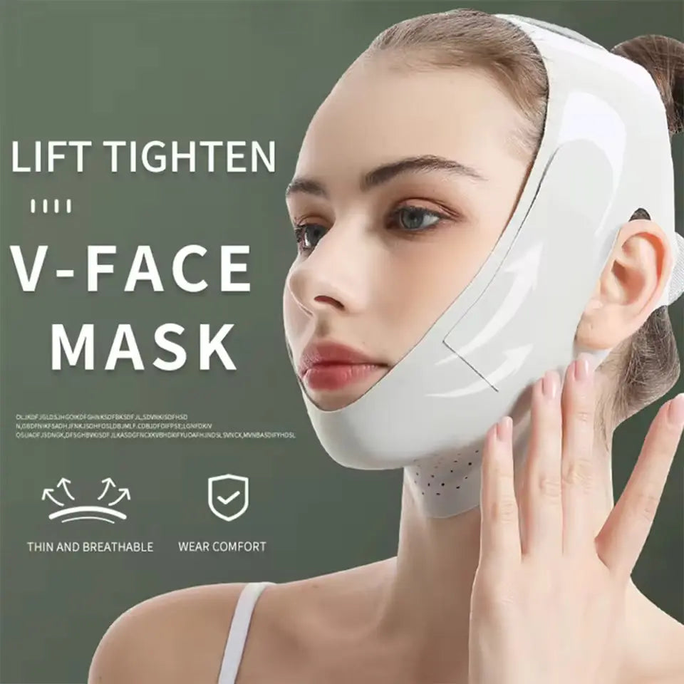 OEM Reusable V-Line Face Lifting Belt | Double Chin Reducer Little Cotton