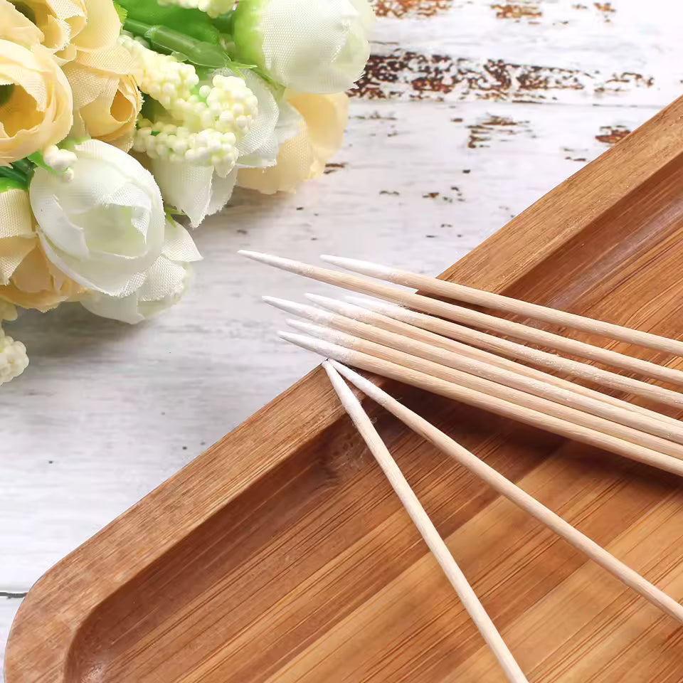 OEM Pointed Cotton Swabs for Microblading & Tattoo | Little Cotton