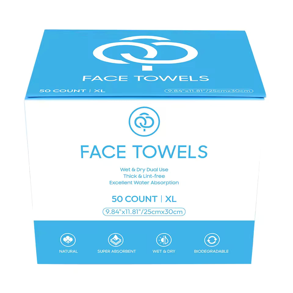 OEM 80GSM Biodegradable Spa Face Towelettes | Little Cotton